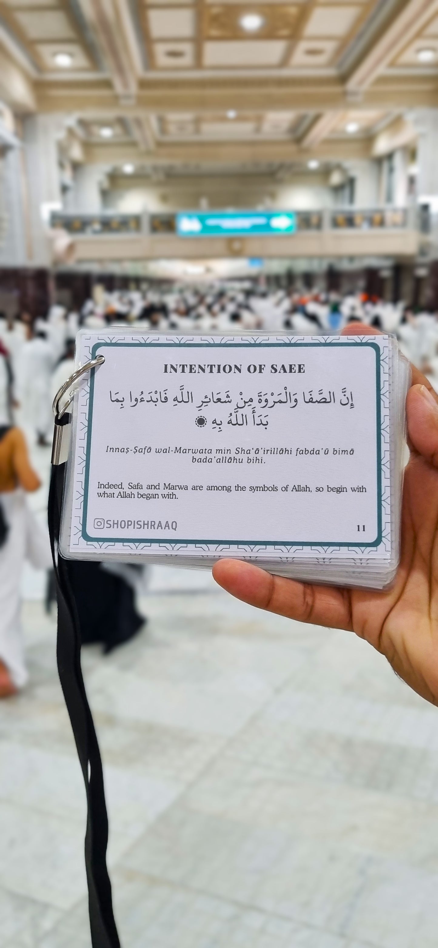 Umrah Dua Cards – Laminated & Travel-Friendly