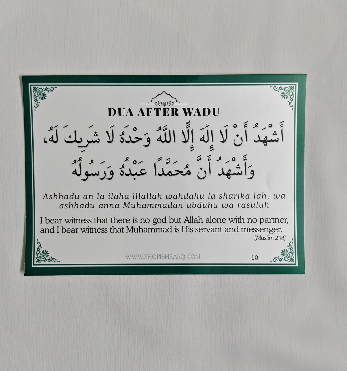 ISLAMIC DUA STICKERS – Daily Dua Reminders [15 Dua set]