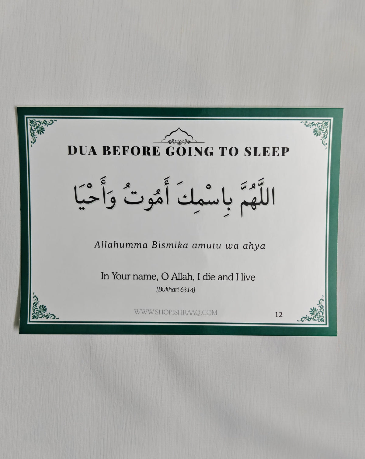 ISLAMIC DUA STICKERS – Daily Dua Reminders [15 Dua set]
